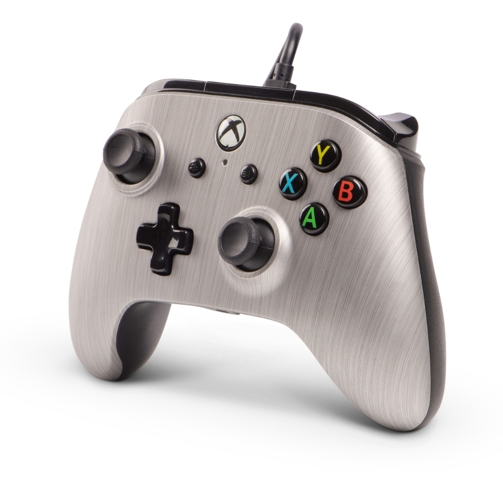 PowerA Enhanced Wired Controller for Xbox One and Windows 10 Brushed Aluminum - Picture 8 of 16